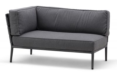 Conic Outdoor 2-Sitzer Modulsofa rechts Cane-Line