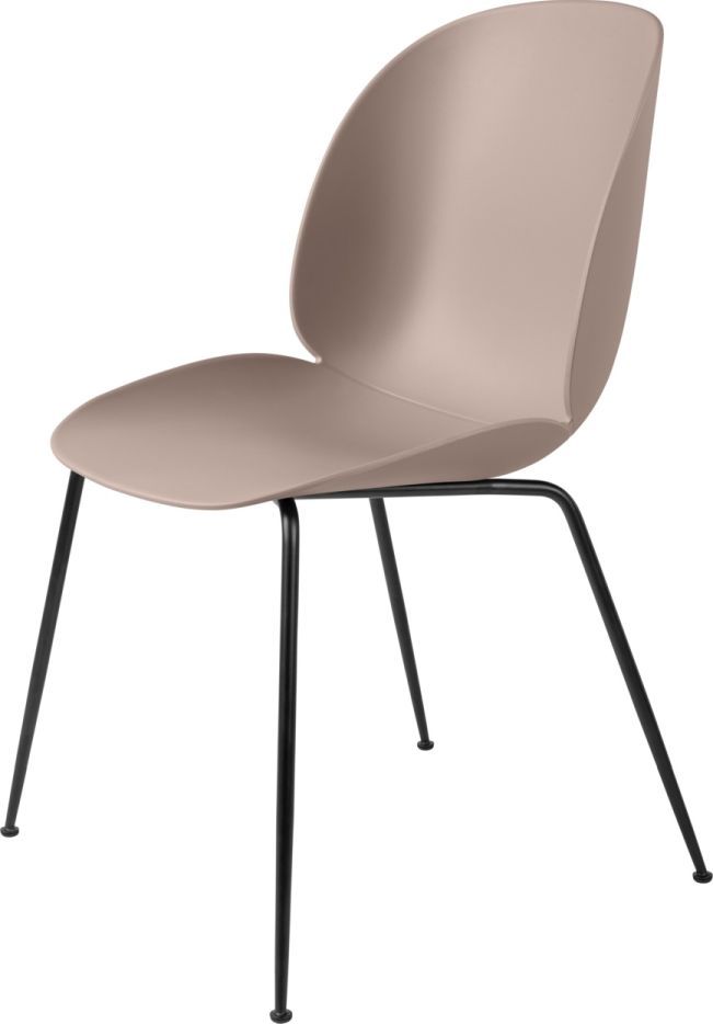 Beetle Chair Esszimmerstuhl Ungepolstert Konisches Gestell Gubi