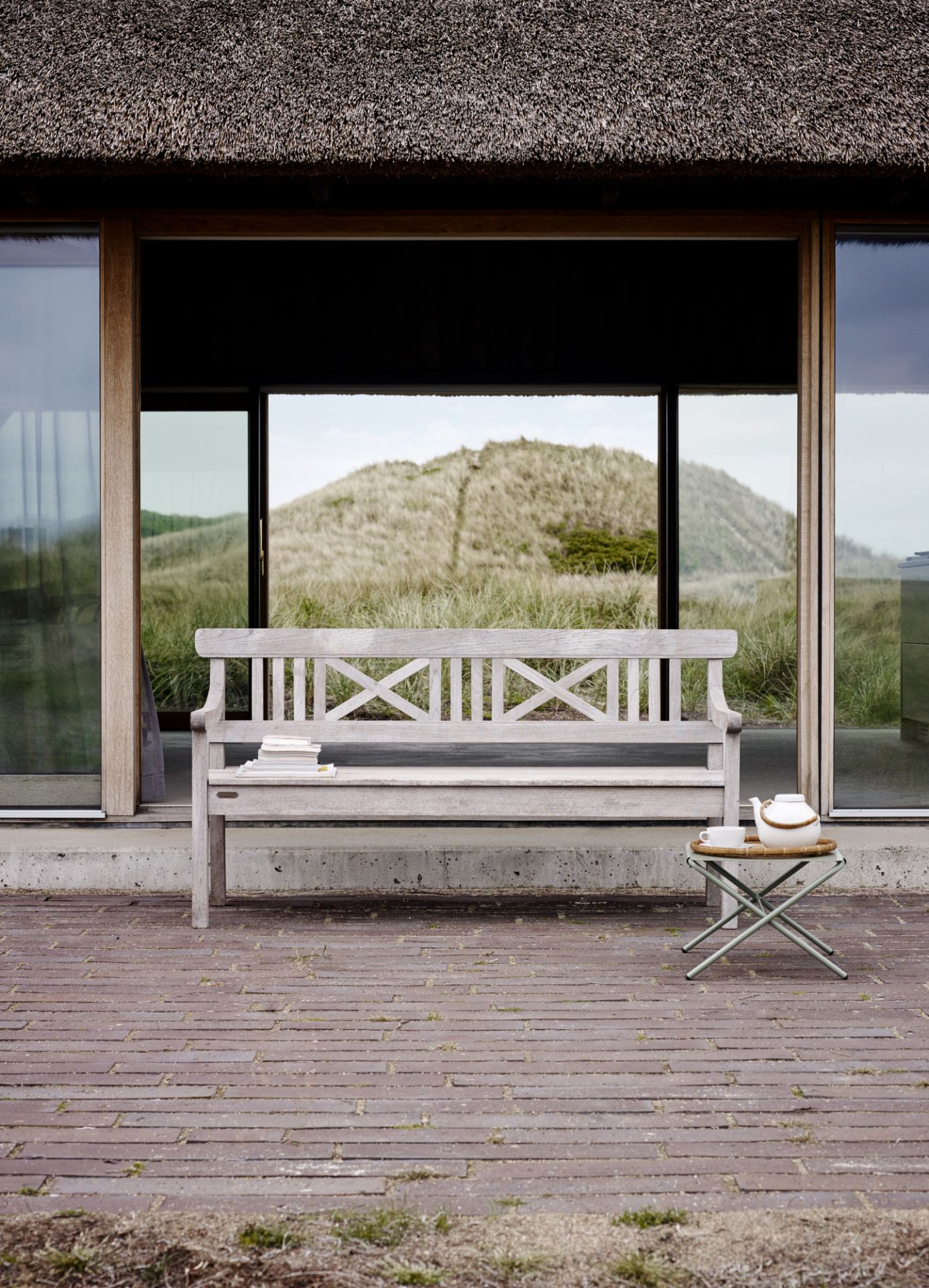 Drachmann Bench Bank 120 Outdoor Skagerak by Fritz Hansen