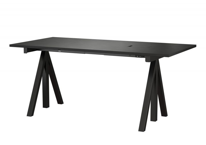 Works Schreibtisch Fix Gestell schwarz String Furniture