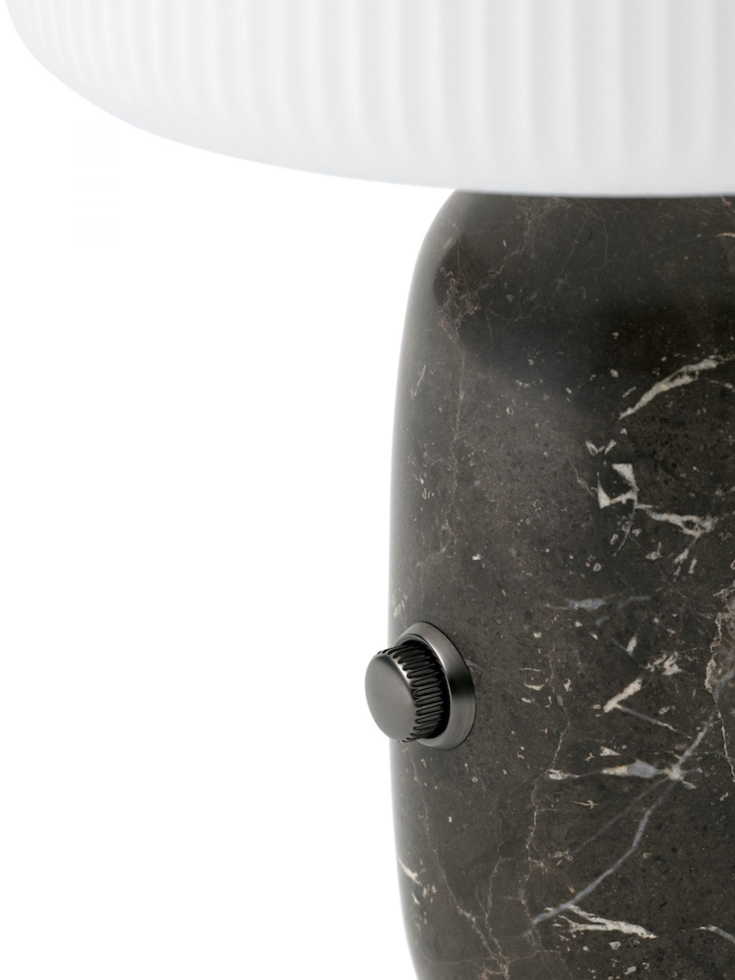 Sculpture Tischlampe klein grau Vipp