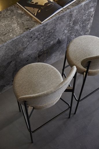 Series 430 Bar Stool Barhocker 75 cm SCHWARZ / REMIX 123 Verpan EINZELSTÜCK