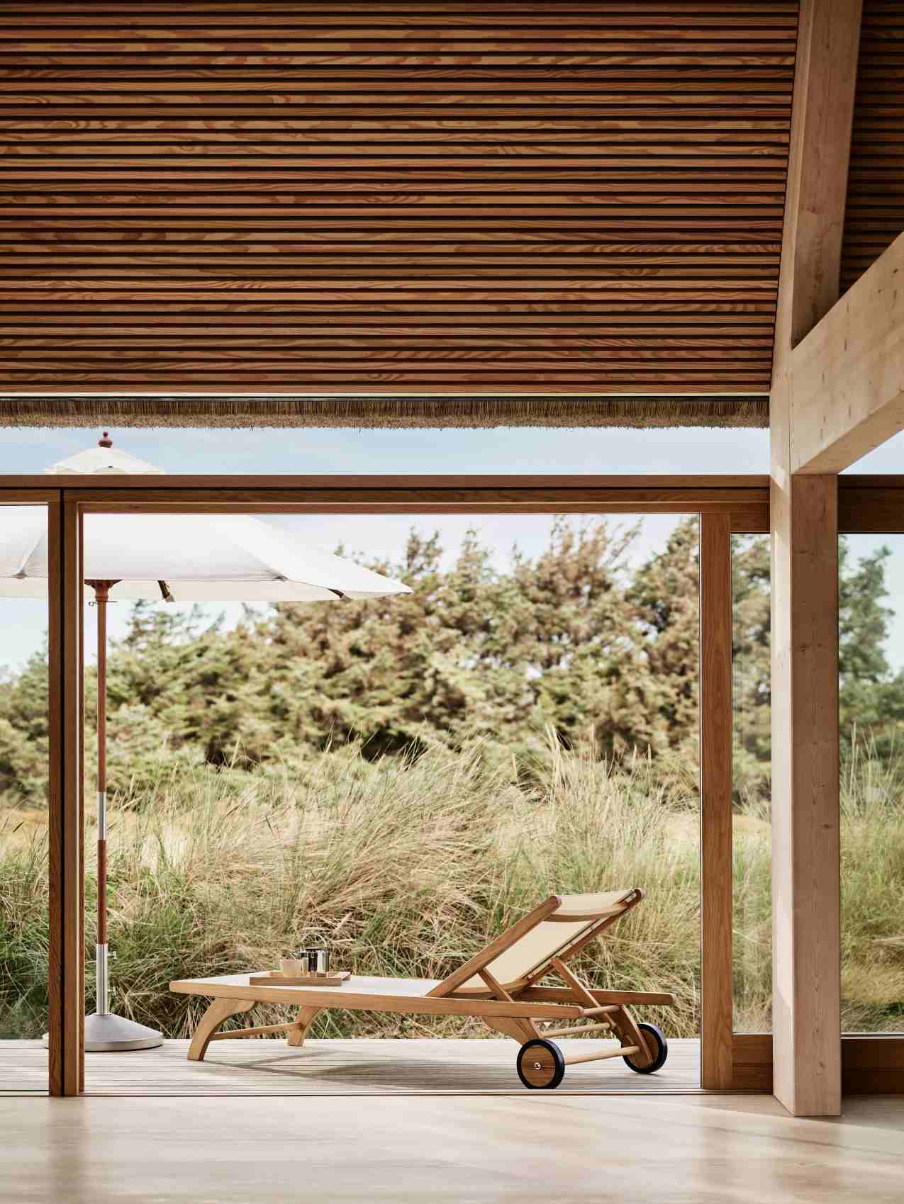 Columbus Sunbed Sonnenliege Outdoor Skagerak by Fritz Hansen