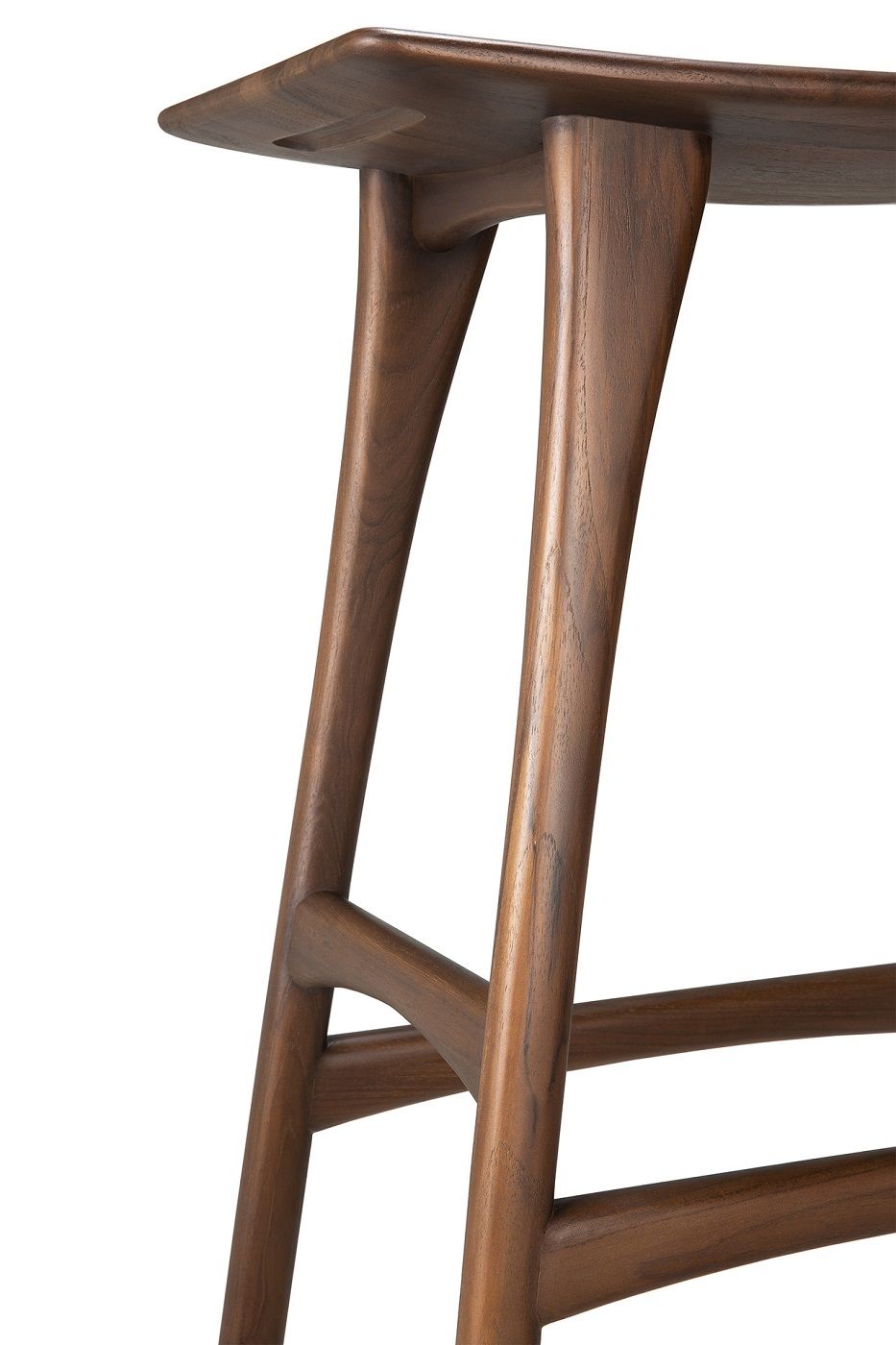 Osso Barhocker Teak dunkelbraun Ethnicraft