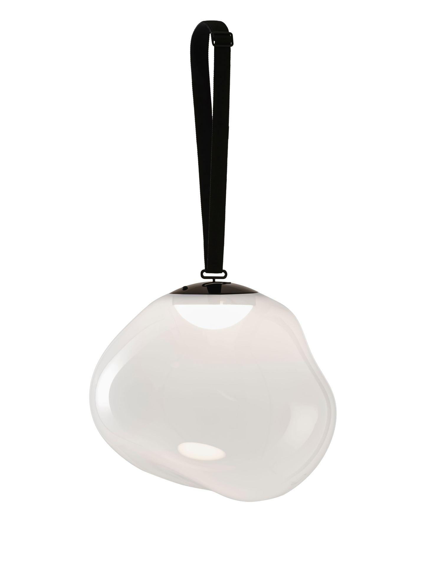 Melt Large LED tragbare Boden-/Hängeleuchte Opal Tom Dixon