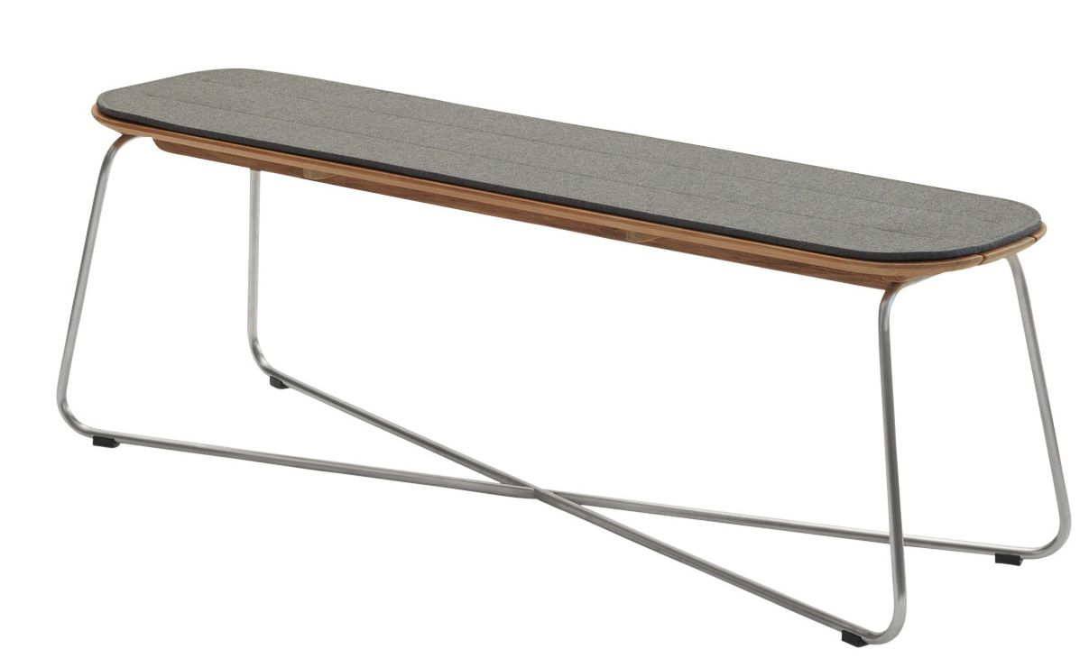 Lilium Bank Benche Cushion Sitzkissen Outdoor Skagerak by Fritz Hansen Charcoal