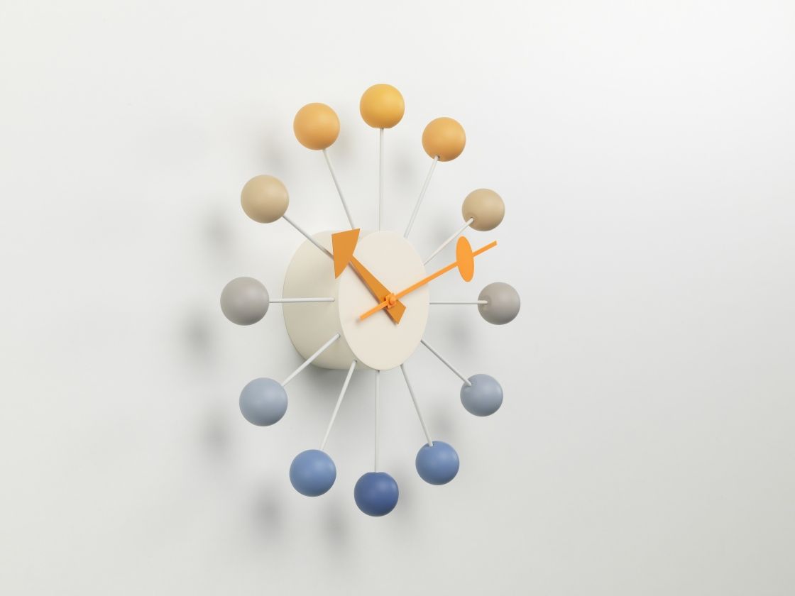 Ball Clock Wanduhr Sunrise Vitra LIMITED EDITION  