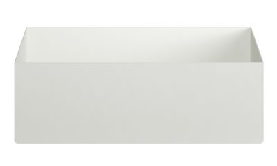 Arturo Shelf Box, hellgraue Regalbox von novoform, zur Wandmontage oder als Tischregal.