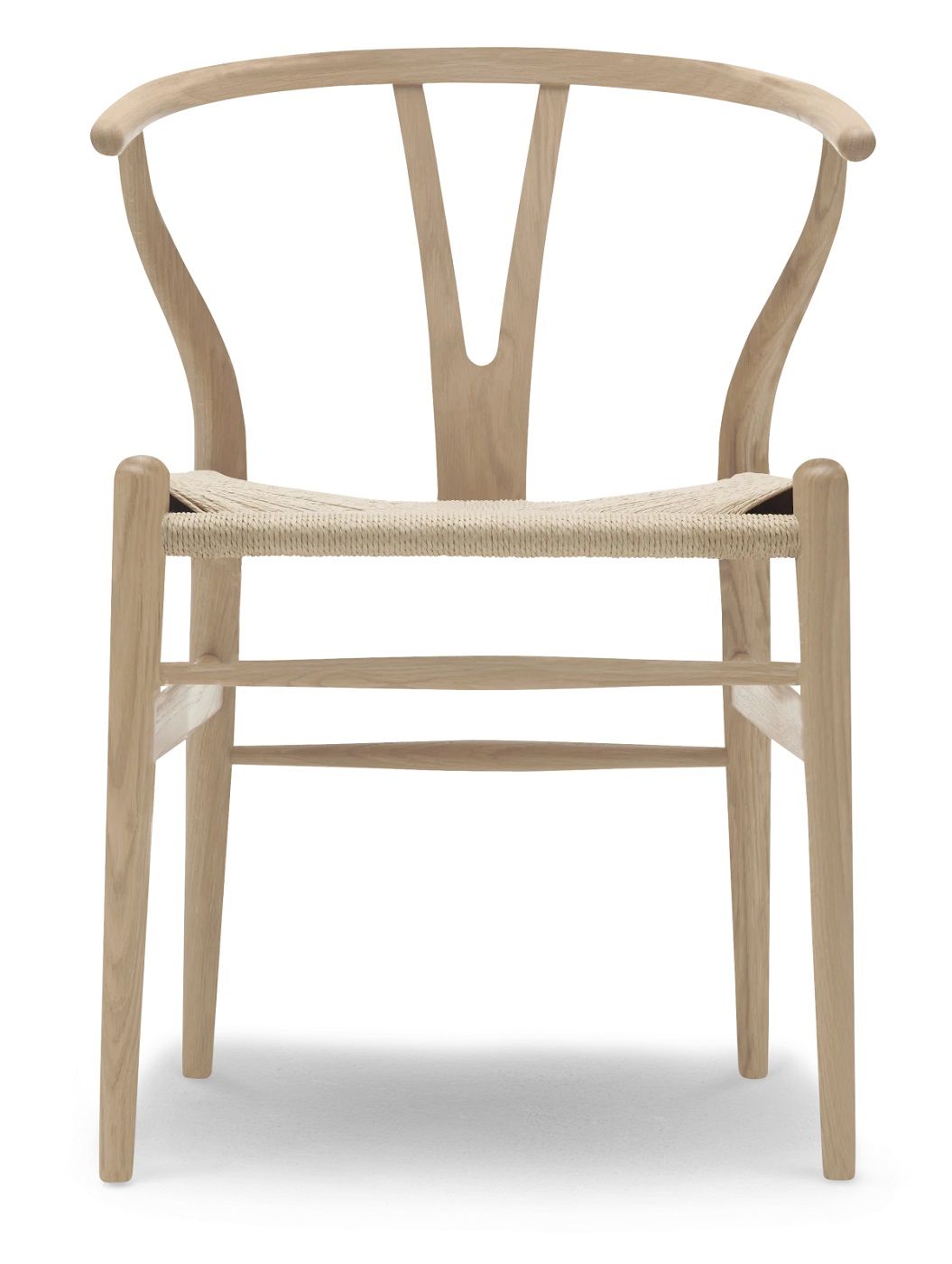 CH24 Wishbone Chair / Y-Chair Stuhl Carl Hansen & Søn Eiche Weißöl