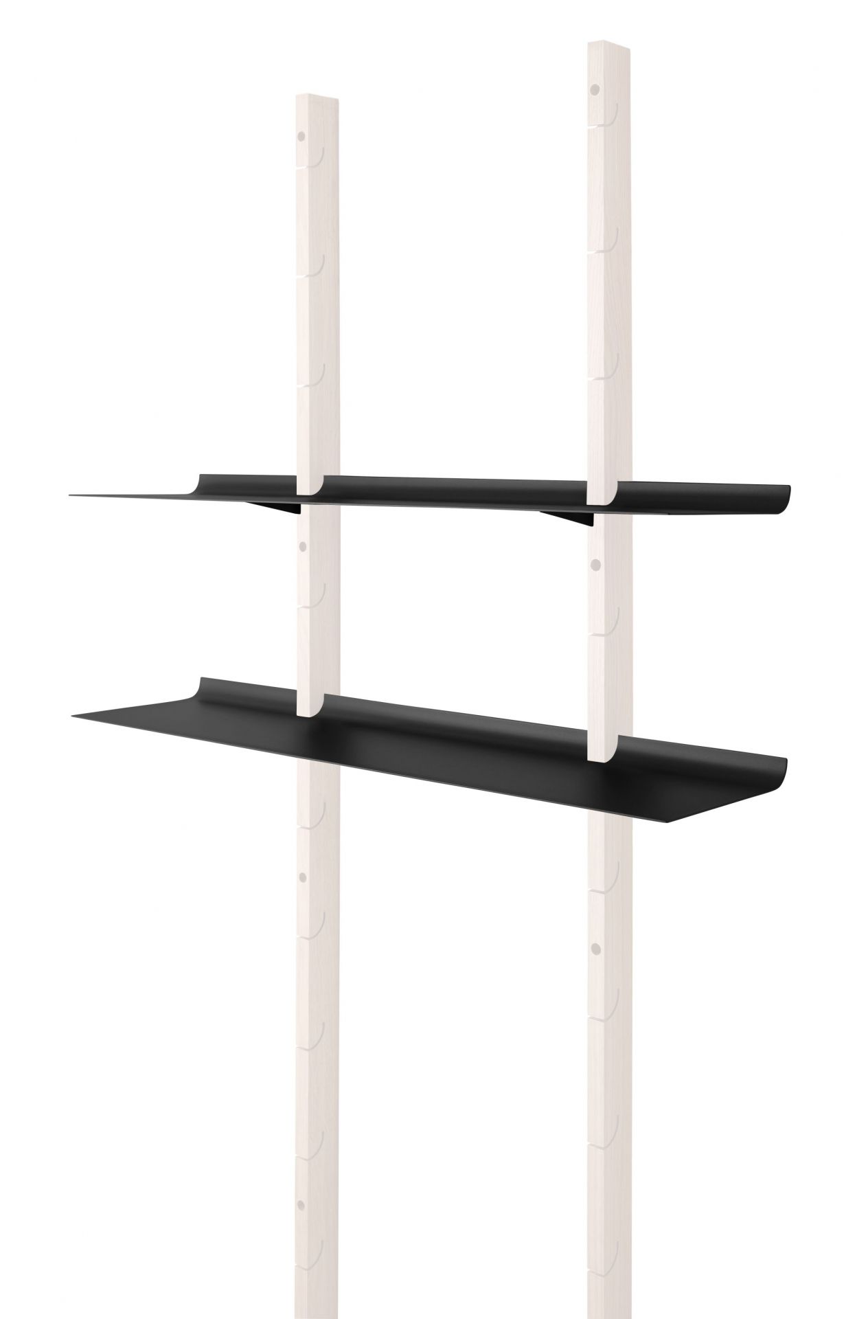 Smile Regal Einlegeböden 2er Set - schwarz T 20 cm Eva Solo