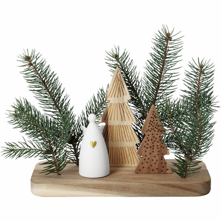 Weihnachtslandschaft Engel Räder