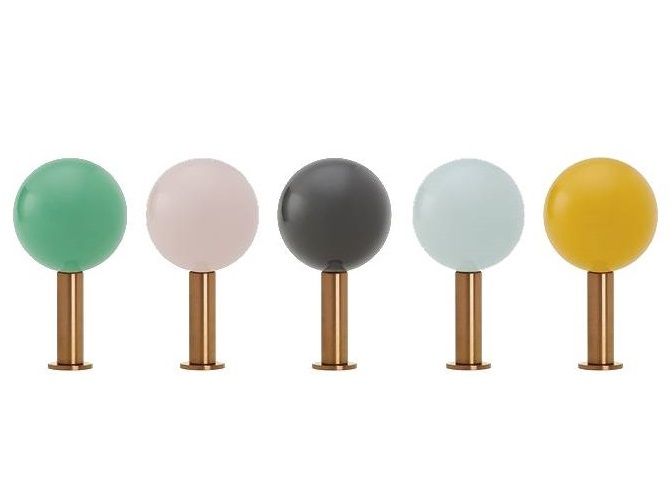 Dots Wandhaken 5-er Set Mix Farben Schönbuch Palm Springs