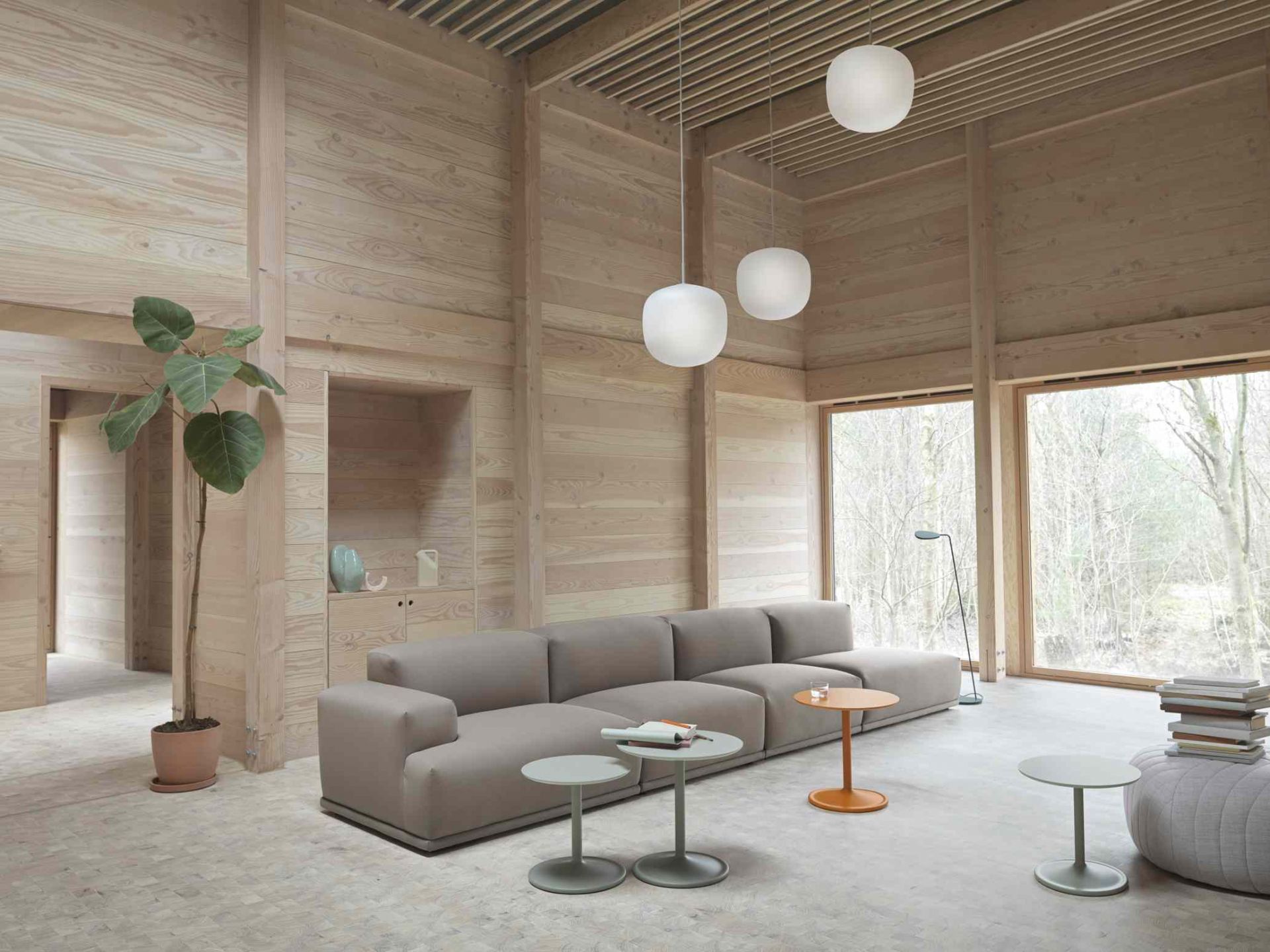 Connect Soft Modular Sofa 2-Sitzer Clay 12 Konfiguration 3 Muuto