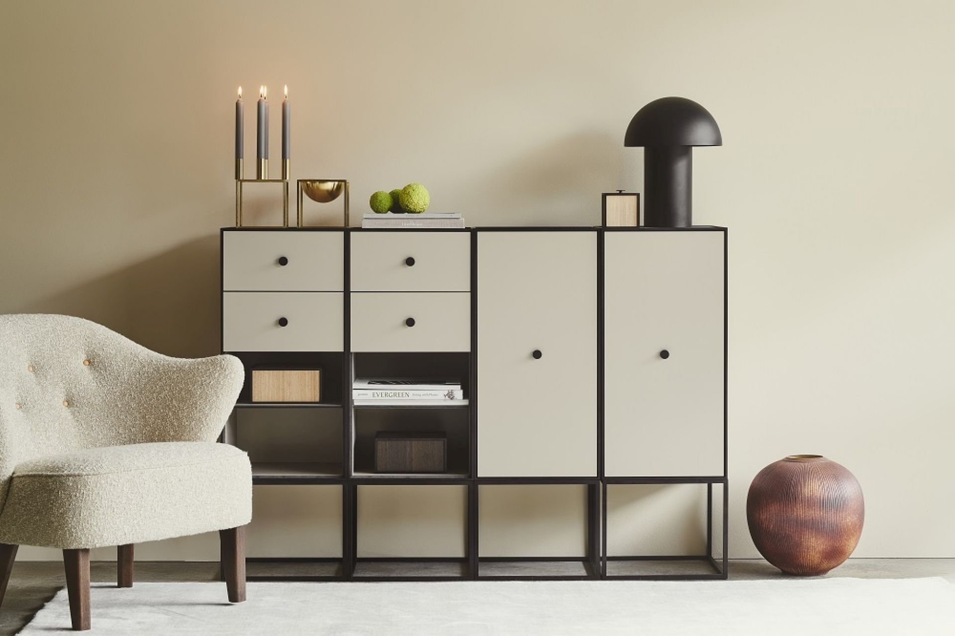 Frame 70 Sideboard Element mit 2 Fachboden Audo