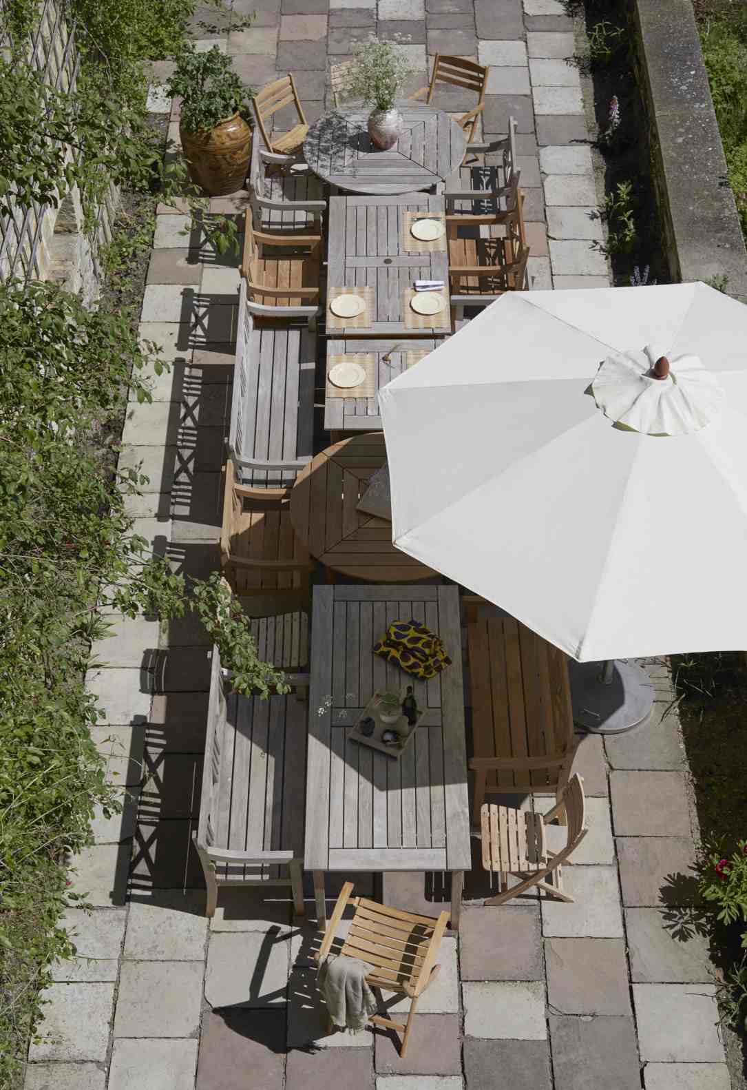 Drachmann Table Esstisch Outdoor Skagerak by Fritz Hansen 