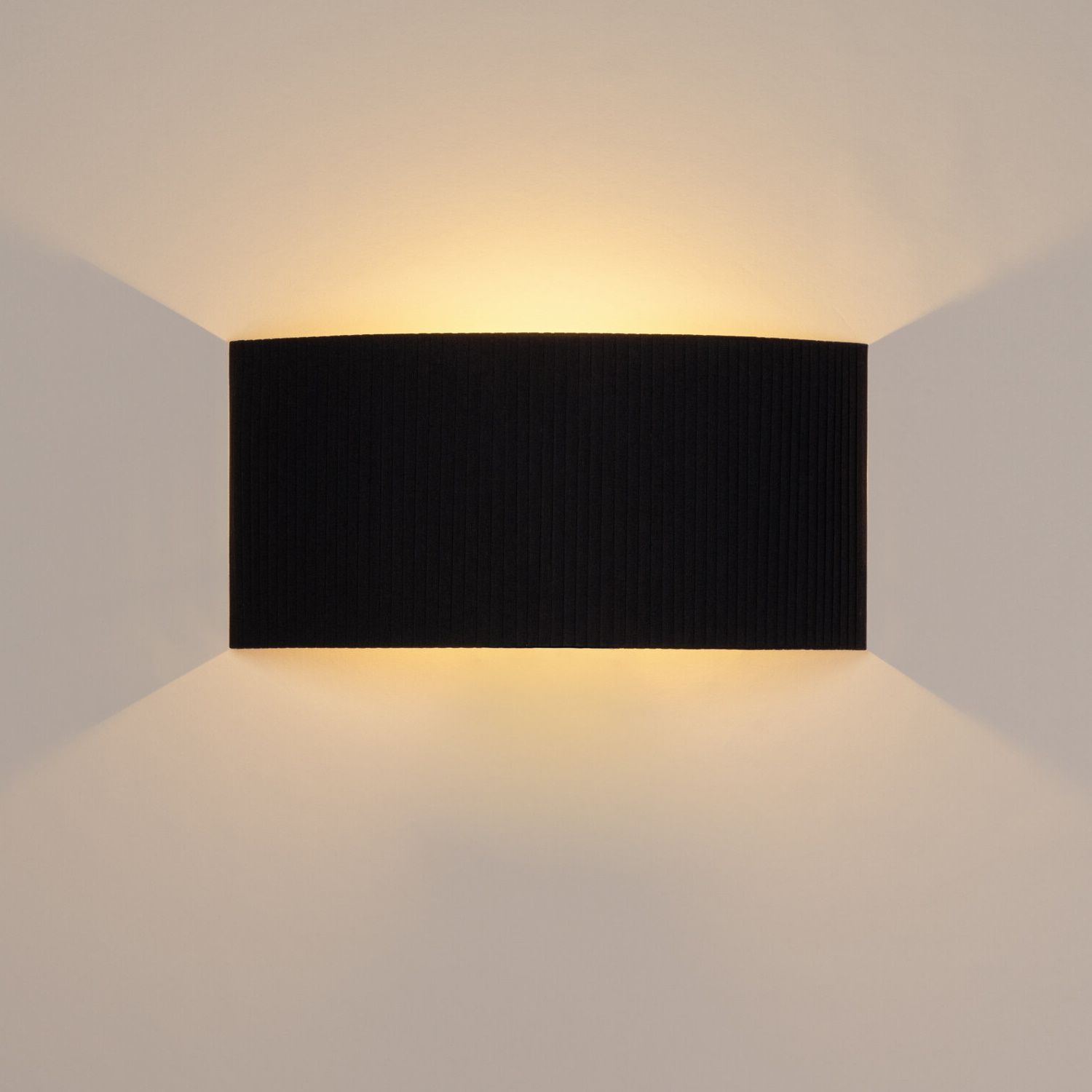 Comodín rectangular rechteckige Wandleuchte Black ribbon Santa & Cole