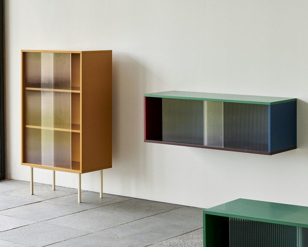 Colour Cabinet Tall Schrank Hay Gelb
