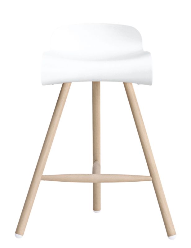 BCN Barhocker mit Holzgestell Kristalia