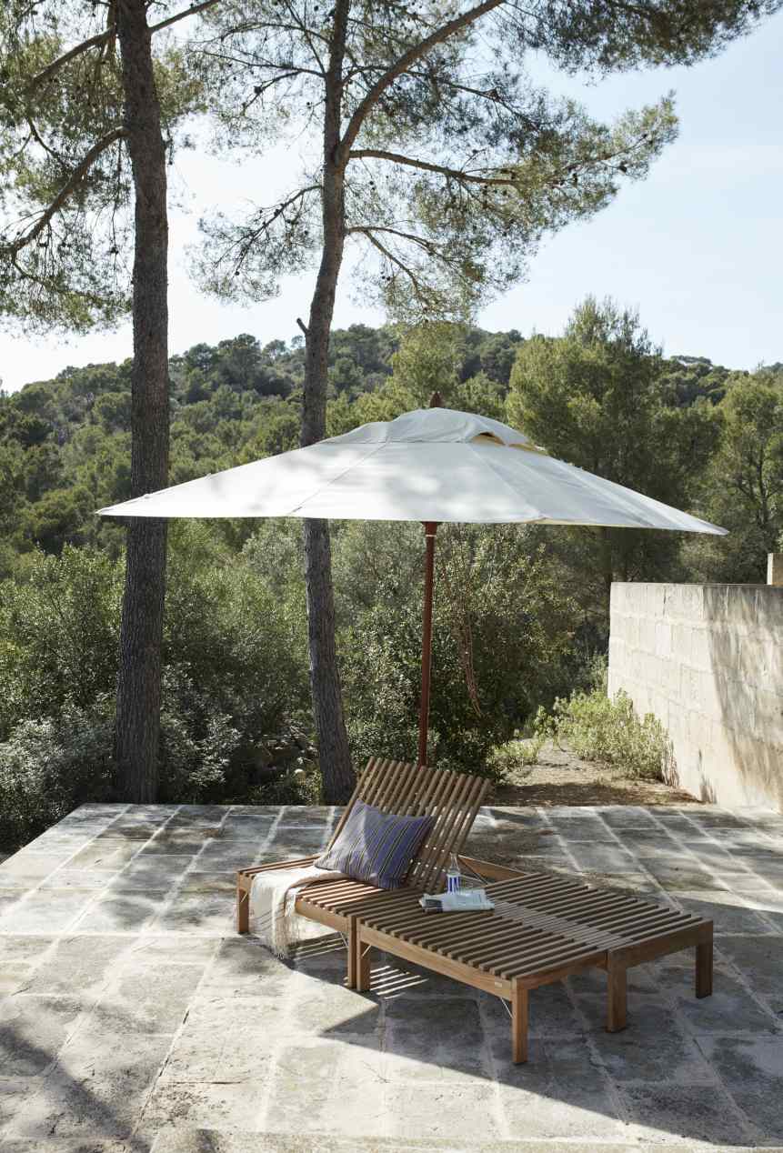 Messina Sonnenschirm Skagerak by Fritz Hansen Ø 210 cm / Off white