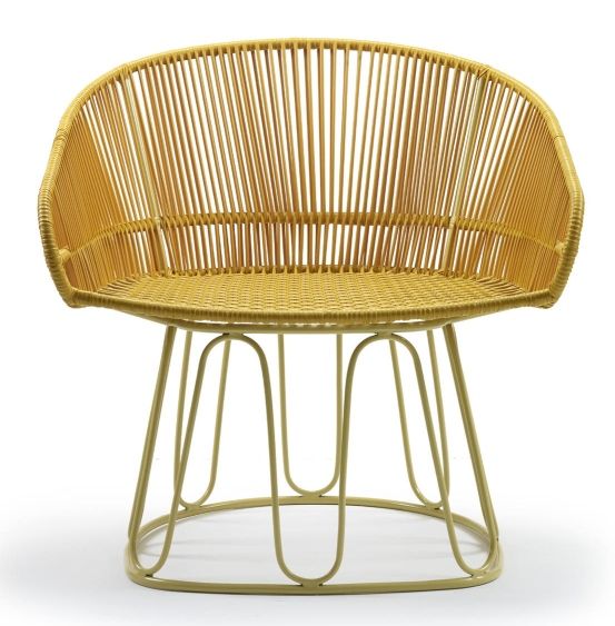 Circo Lounge Chair Loungesessel Outdoor ames Honiggelb / Gelb