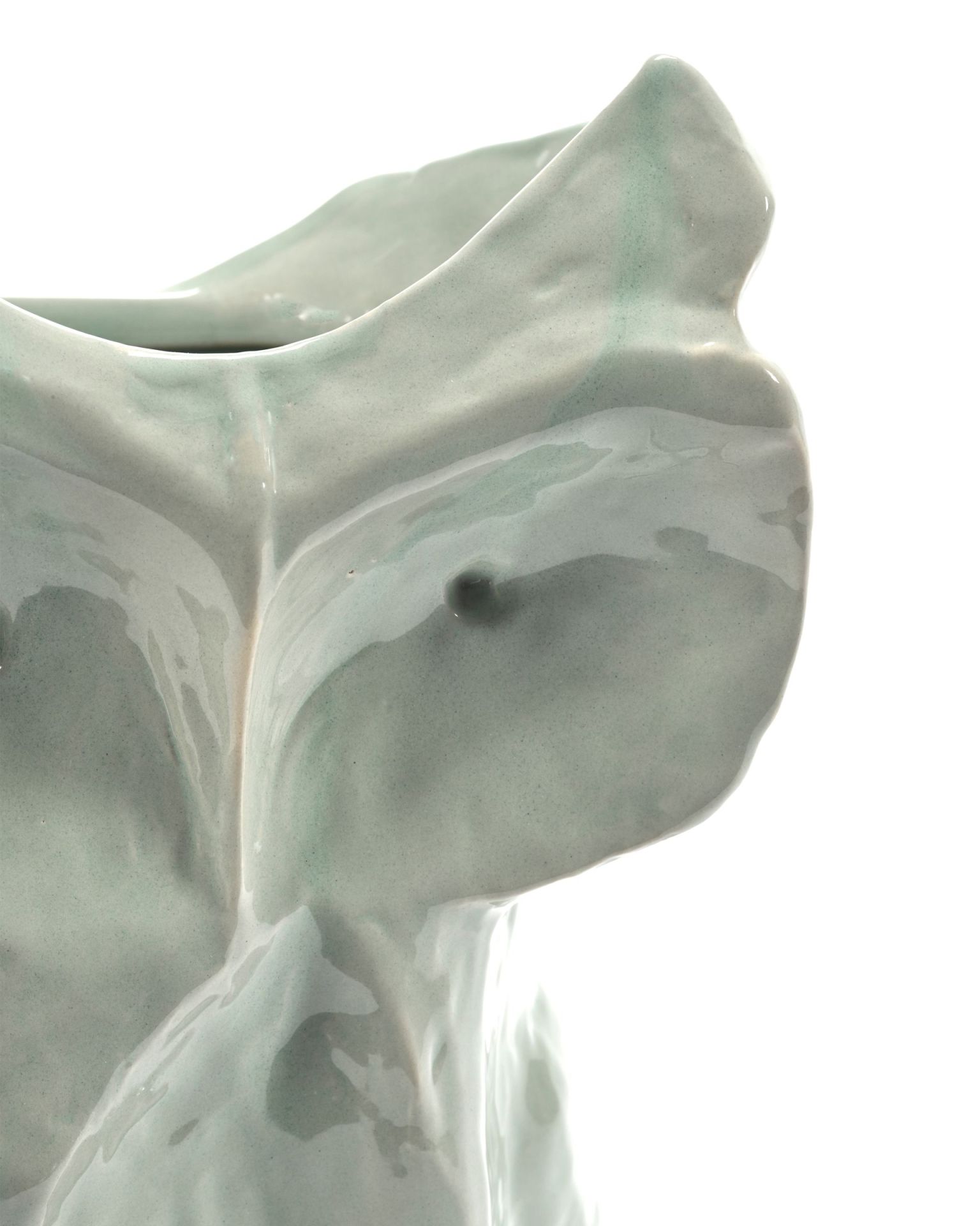 Eule Vase S Serax Hellblau
