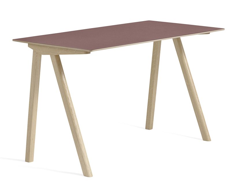 Copenhague Table CPH 90 Desk Schreibtisch TISCHPLATTE BURGUNDY LINOLEUM Hay EINZELSTÜCK