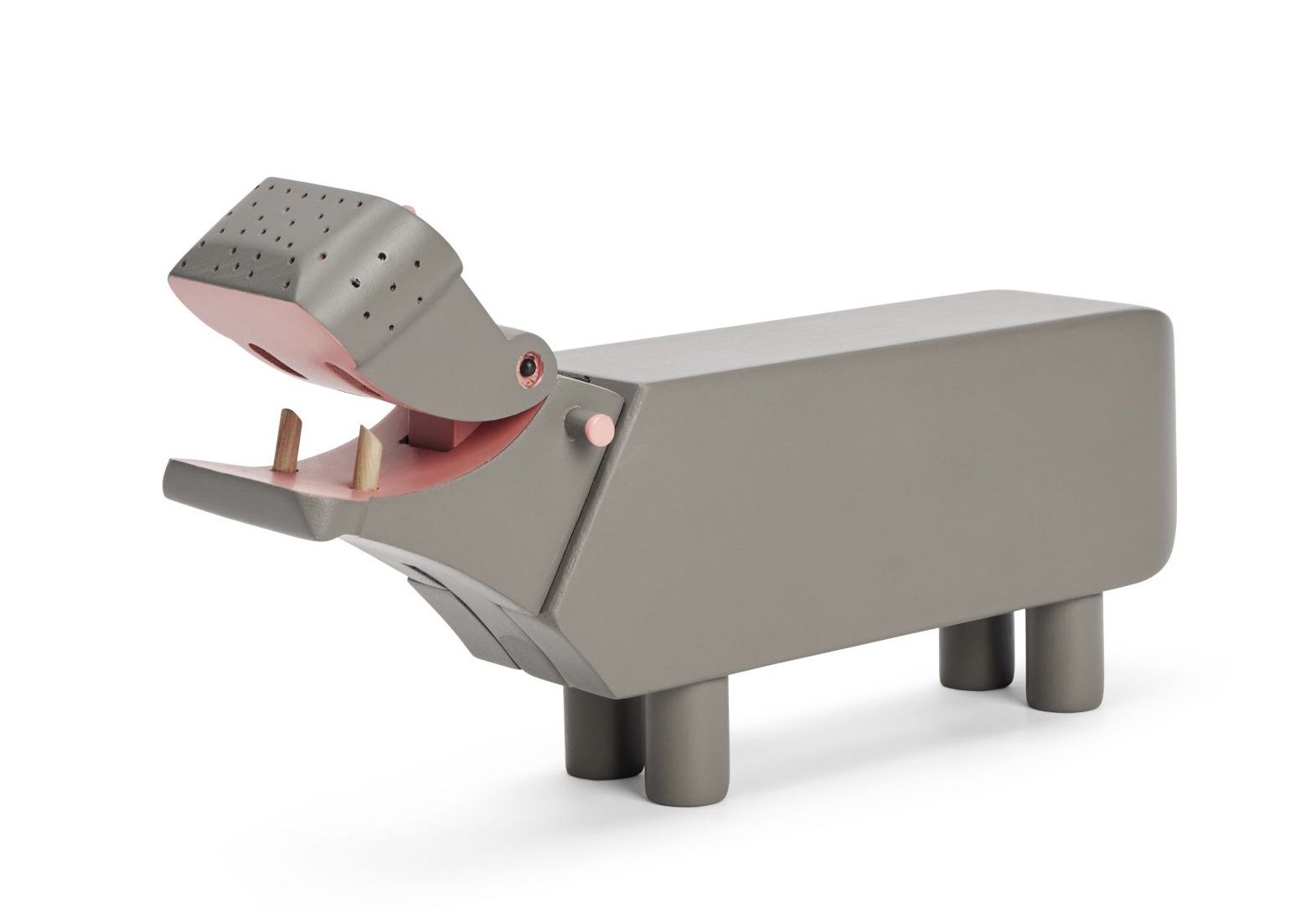 Flusspferd H9 cm grau Kay Bojesen