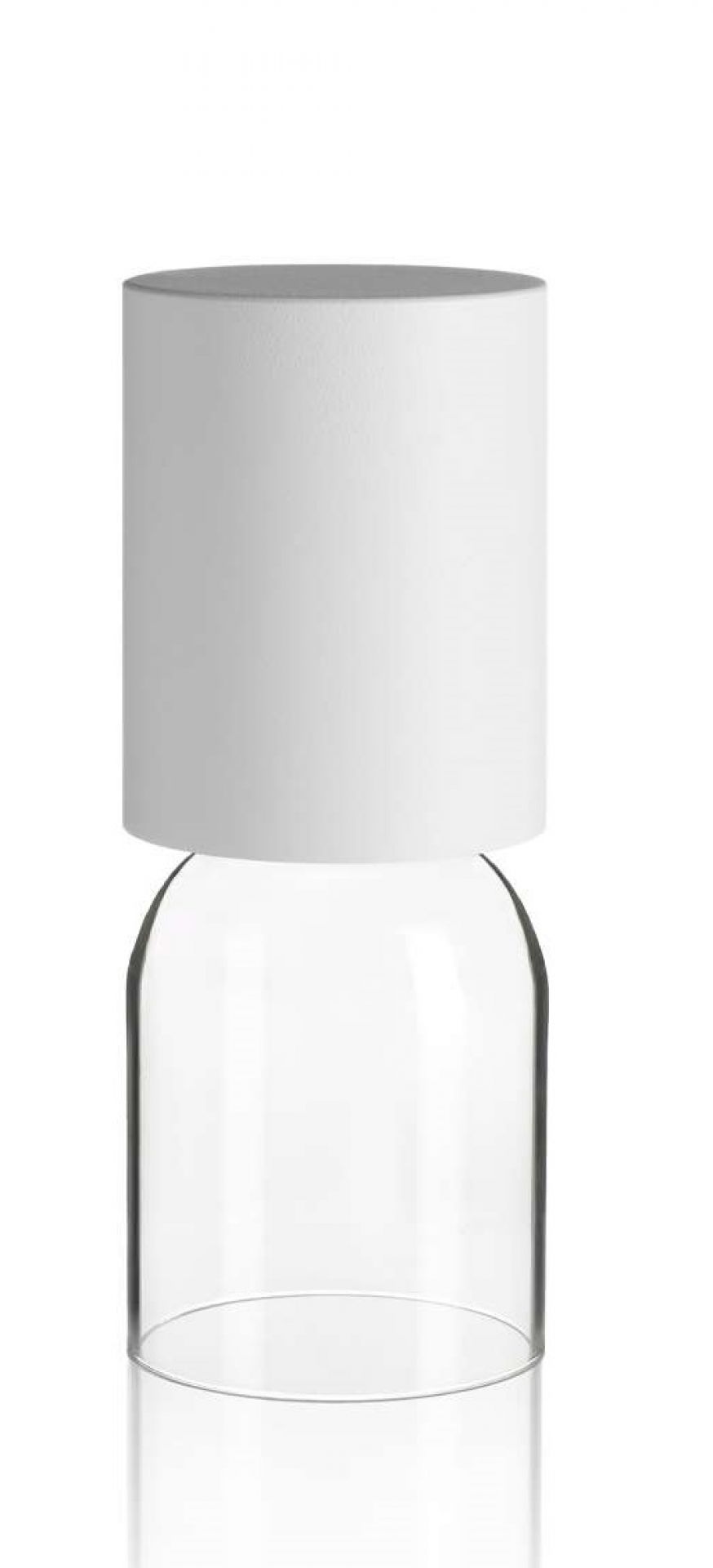 A02R1 NUI Mini Outdoor Portable lamp Akkuleuchte / Tischleuchte Weiß Luceplan EINZELSTÜCK