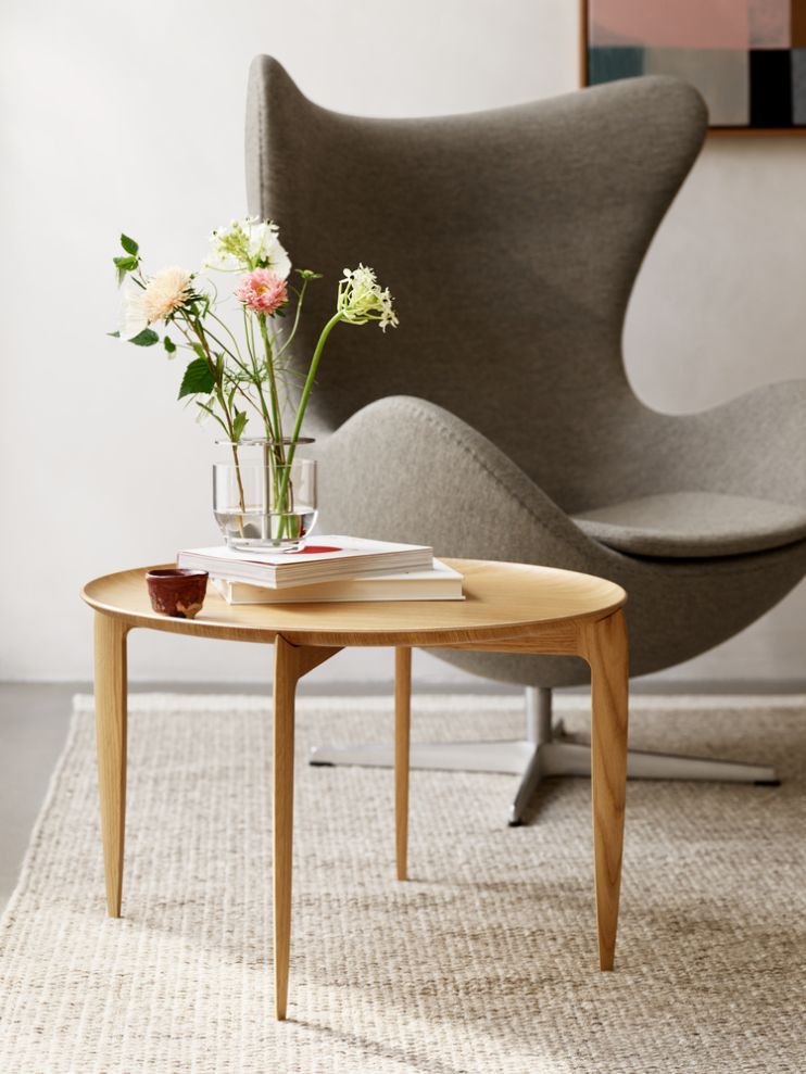 Tray Beistelltisch Ø60cm Fritz Hansen