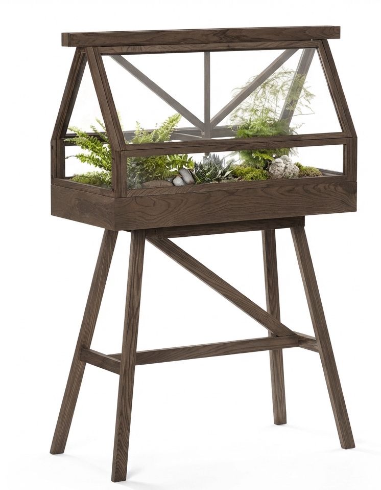 Greenhouse Gewächshaus Design House Stockholm Esche dunkel