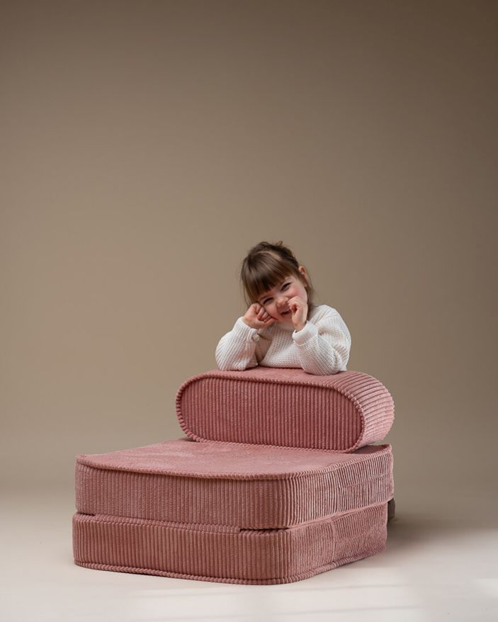 Kinderklappsessel Wigiwama Pink Mousse