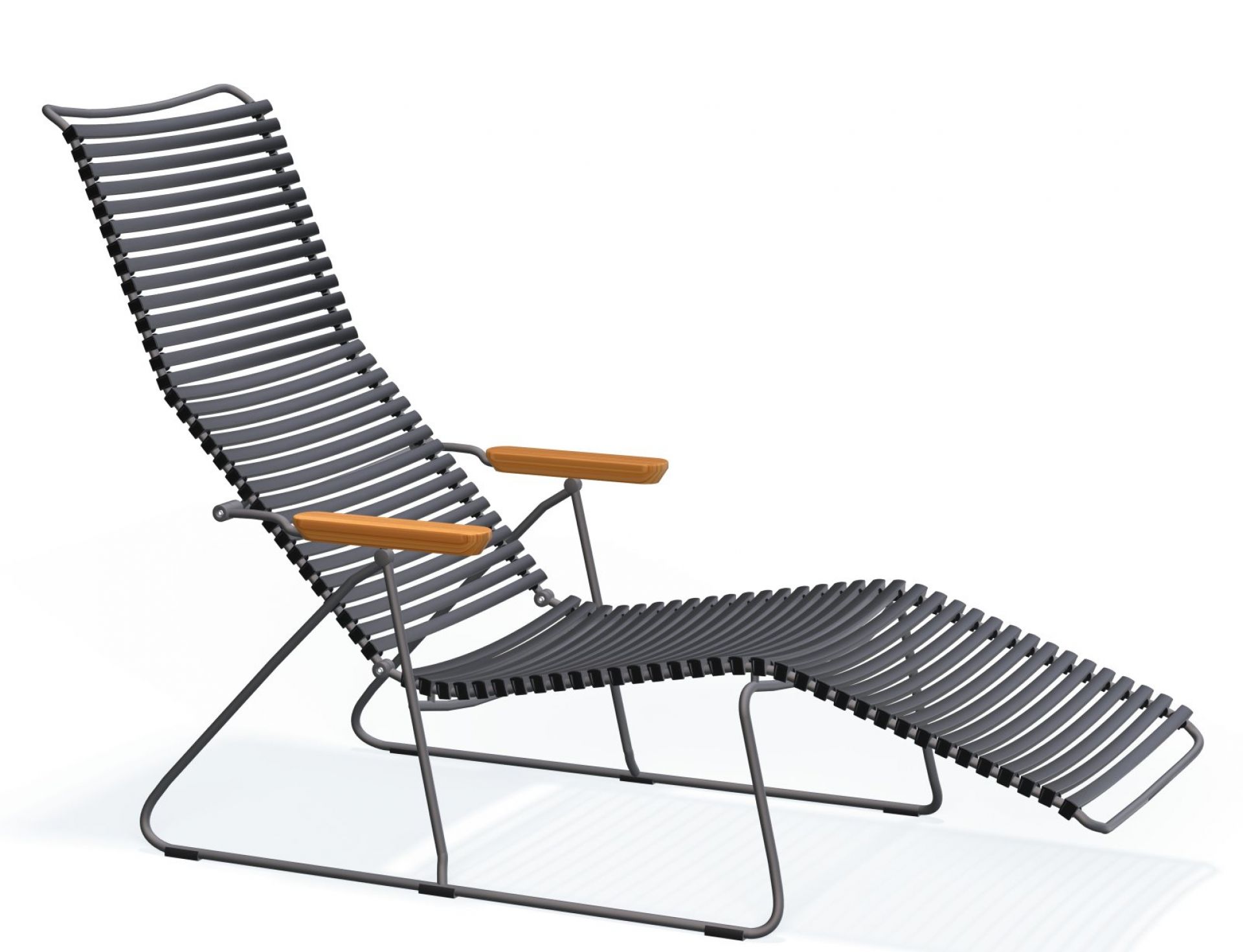 Click Sunlounger Outdoor Sonnenliege Houe Schwarz