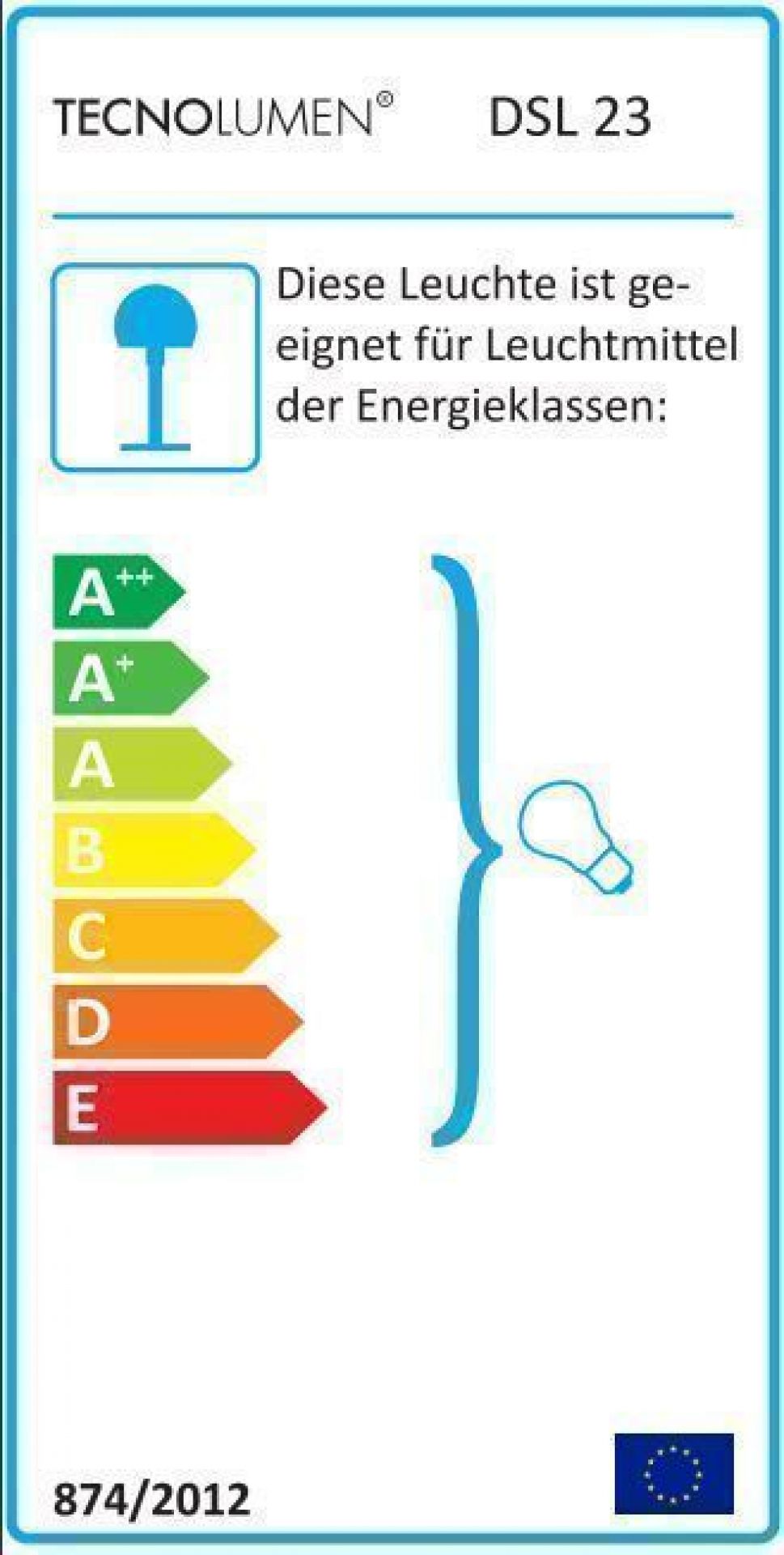Bauhaus DSL 23 Stehleuchte Tecnolumen
