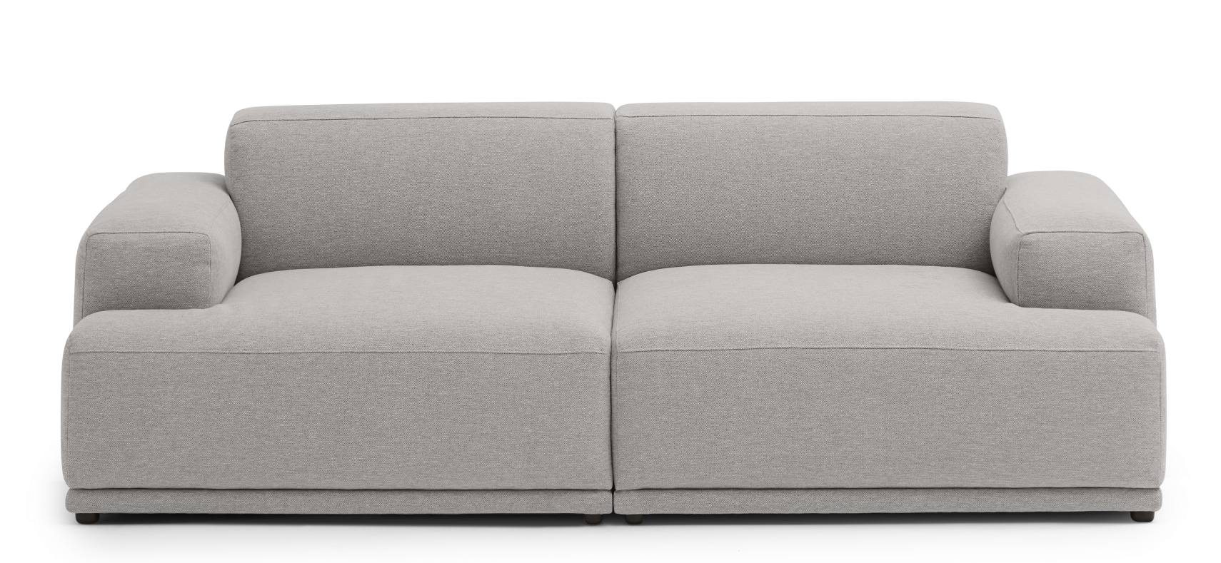Connect Soft Modular Sofa 2-Sitzer Clay 12 Konfiguration 1 Muuto