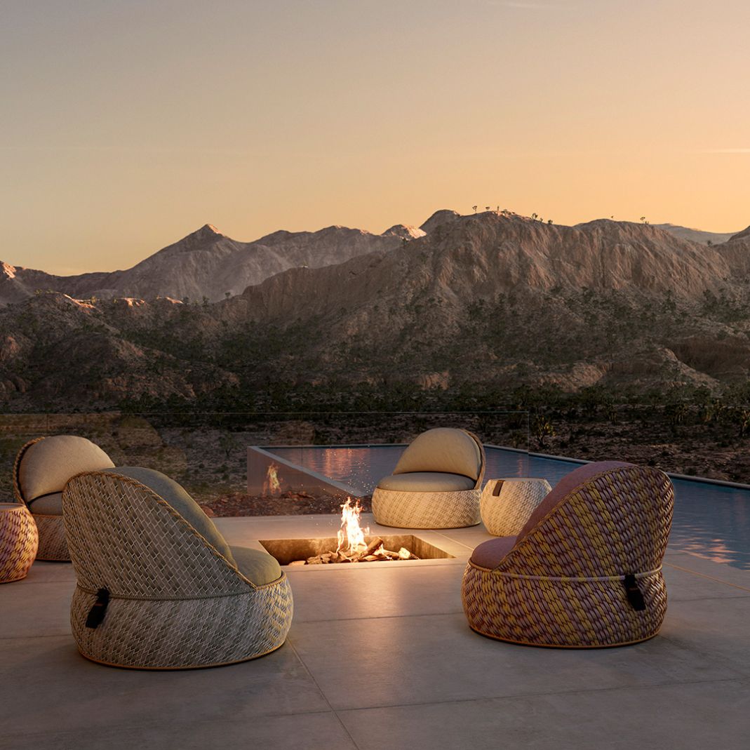 Dala Lounge Chair mit Polster Dedon