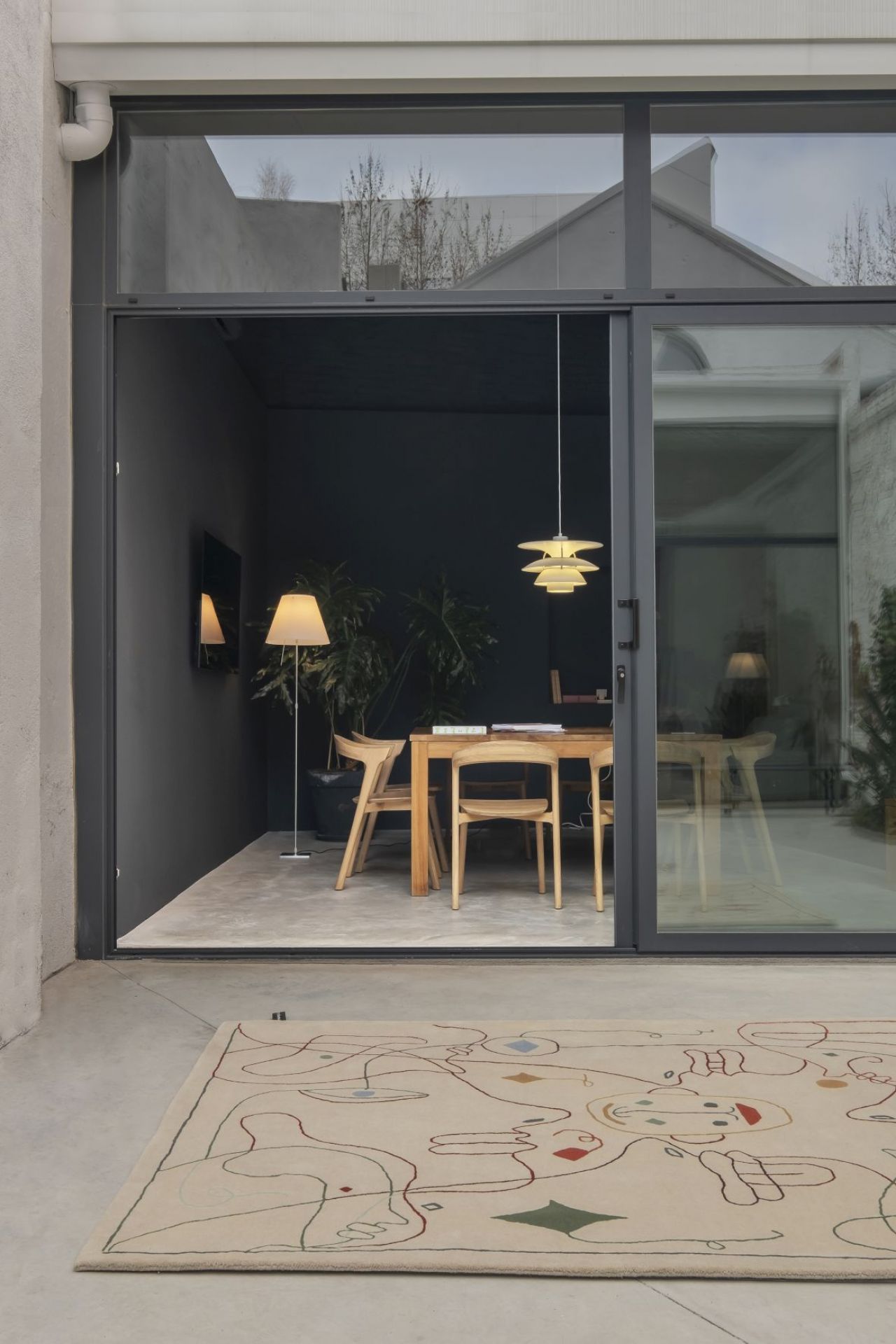 Silhouette Outdoor Teppich Nanimarquina