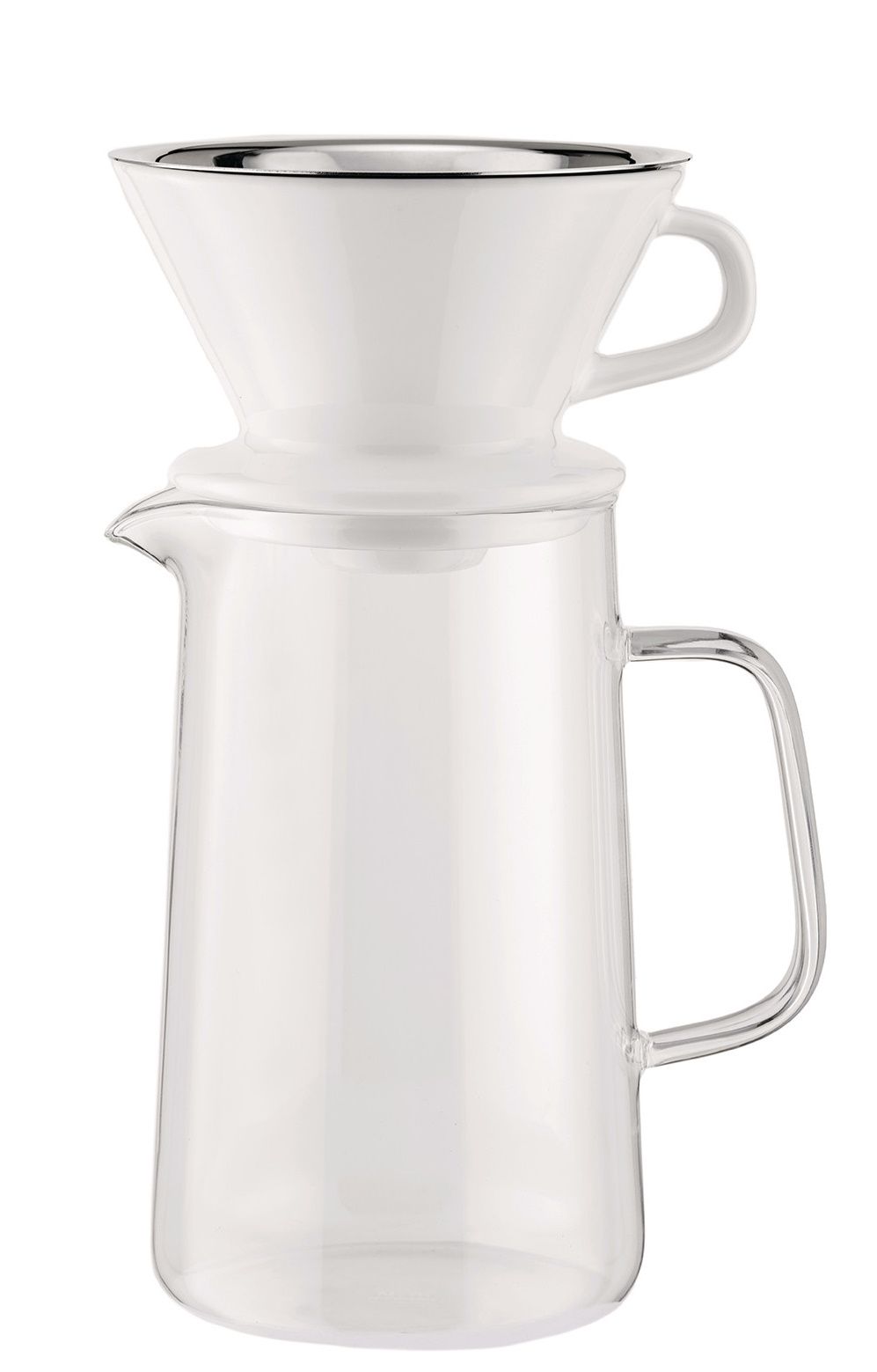 Slow Coffee Set mit Filter und Kanne Alessi 