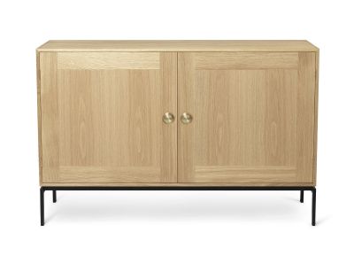 FK63 Bücherregal System Horizontal 36 cm mit Türen & Beine Carl Hansen & Søn