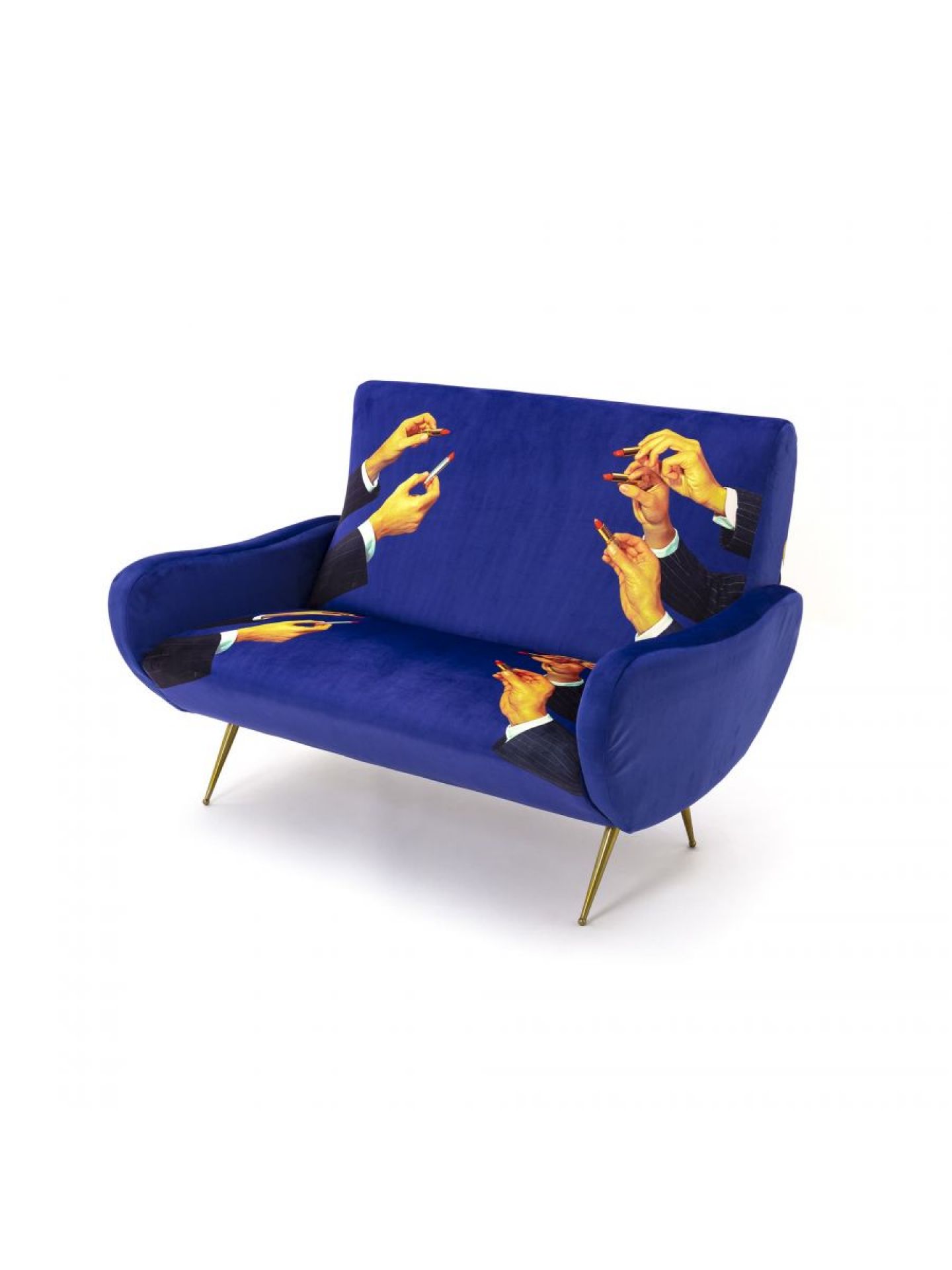 Toiletpaper 2-Sitzer-Sofa Lipsticks Seletti