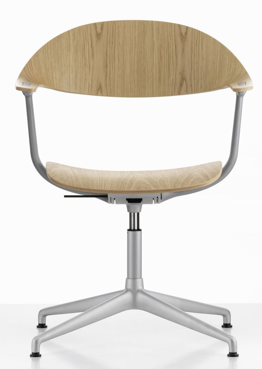 Mynt Rücken und Sitz Plywood Bürodrehstuhl Vitra