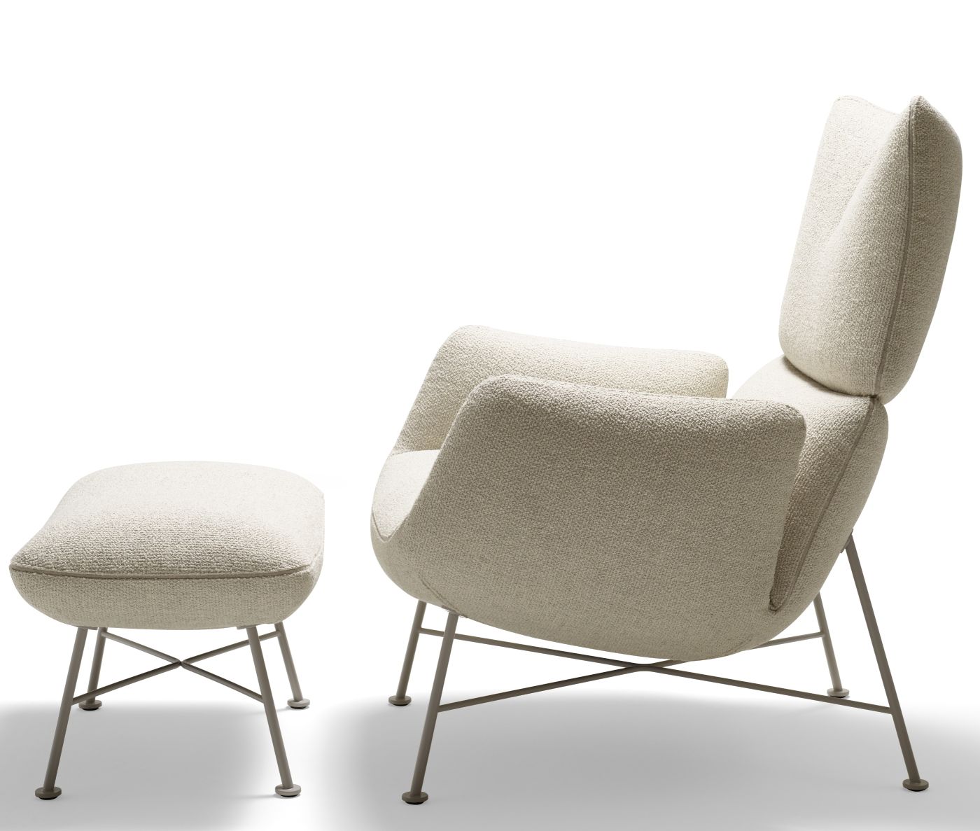Jalis Lounge Sessel 4-Fuß Drahtgestell Cor