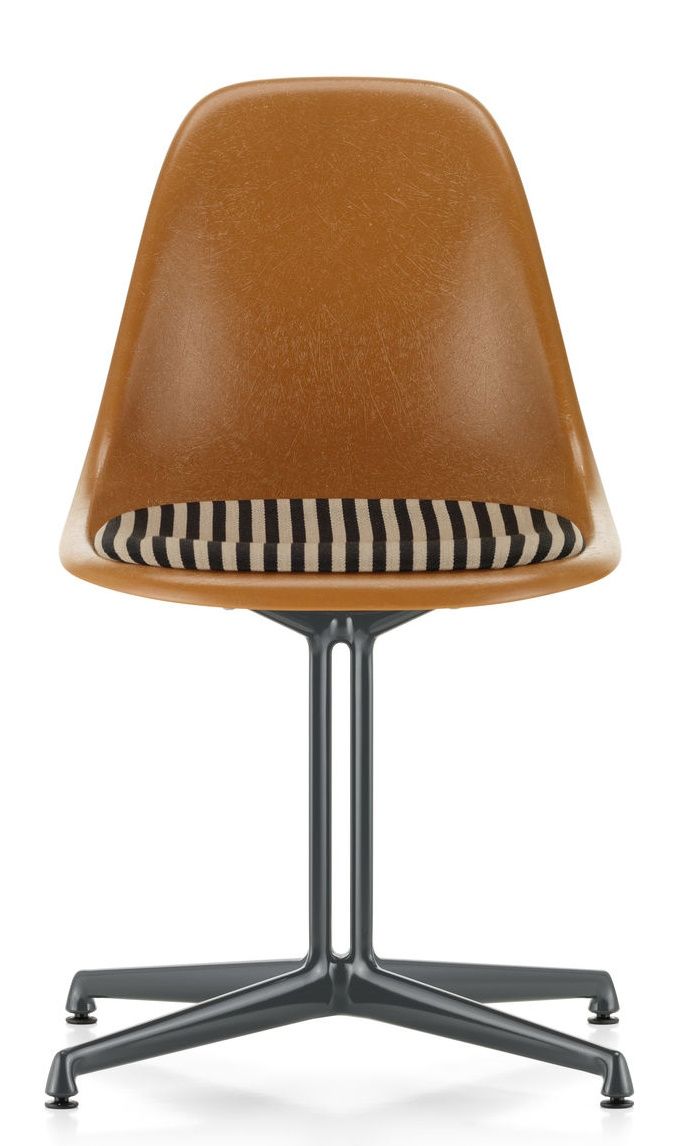 Eames Fiberglass Side Chair La Fonda Ocker Dunkel Vitra LIMITED EDITION
