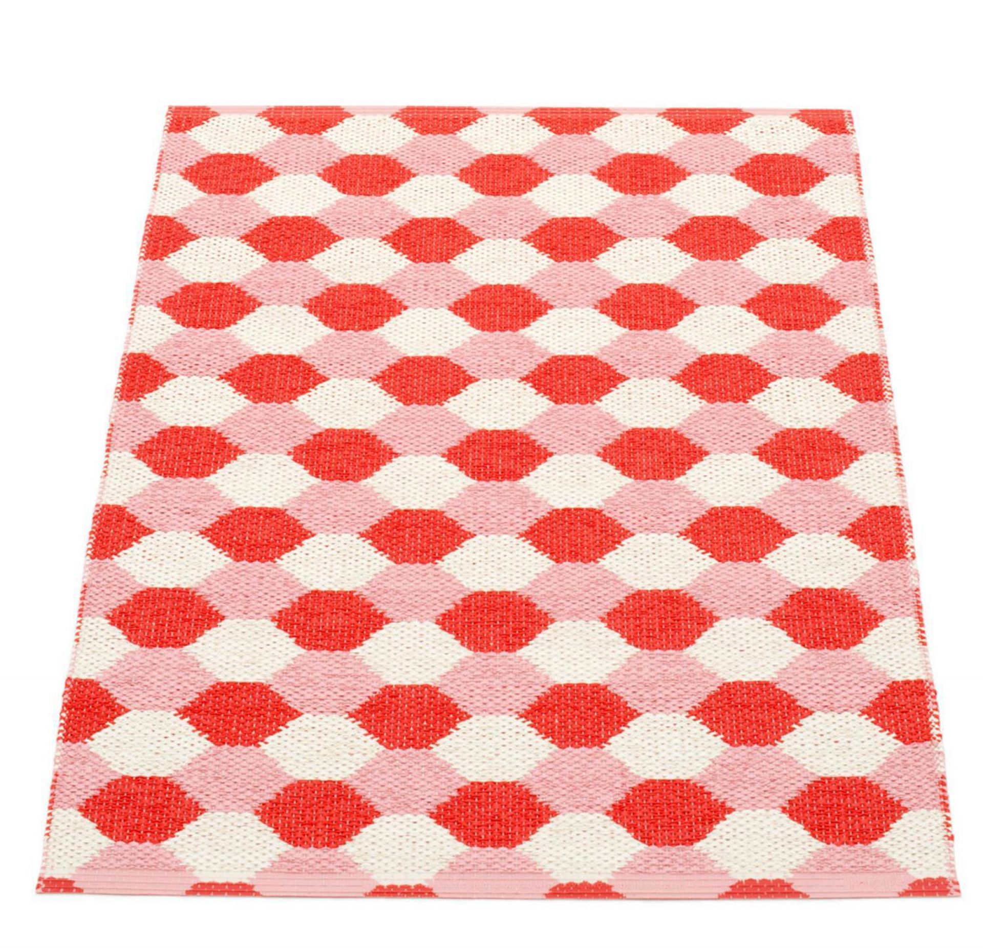 Dana Kunststoffteppich 70x100 coral rot pappelina