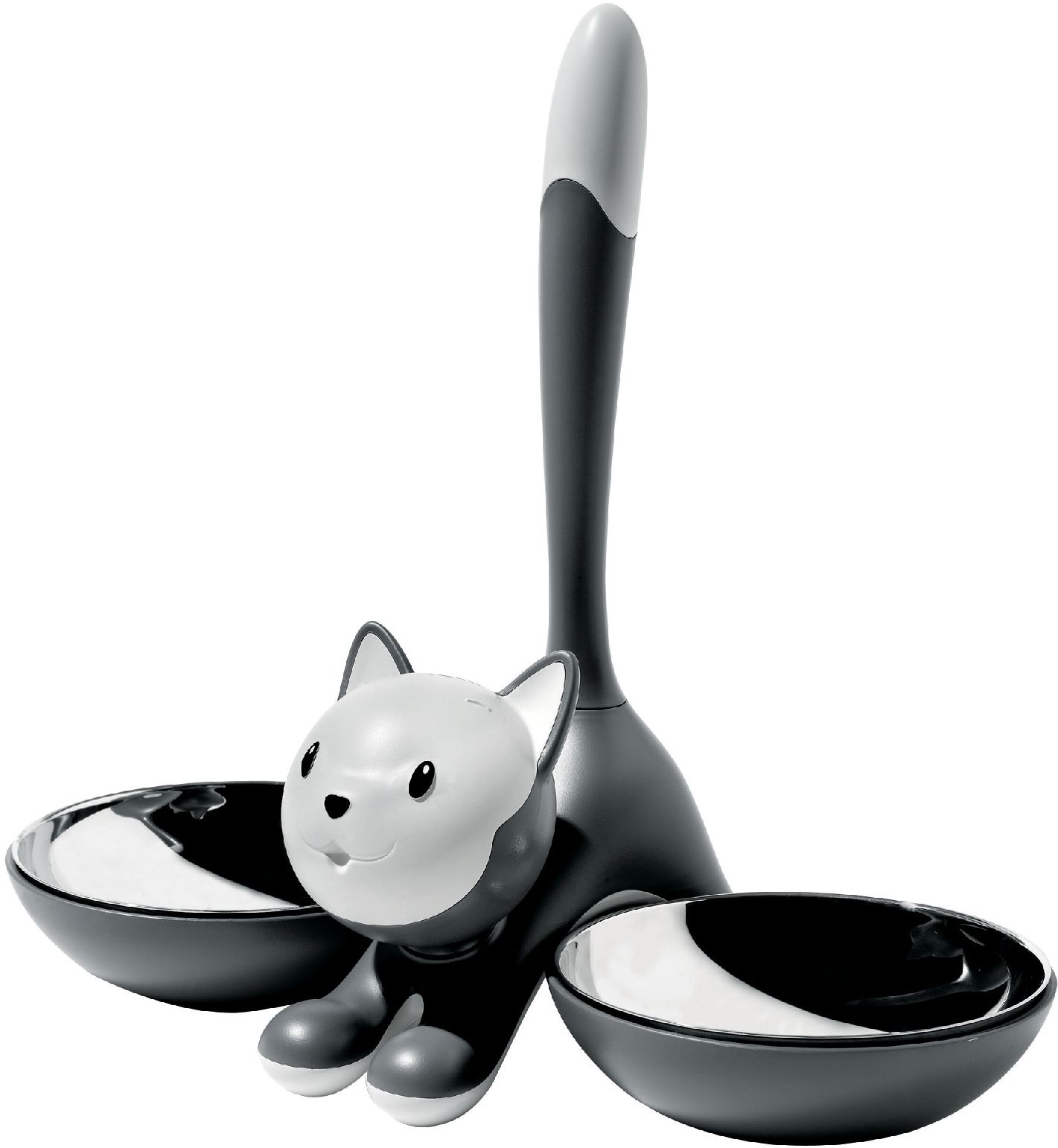 AMMI09 G Tigrito Katzennapf grau Alessi