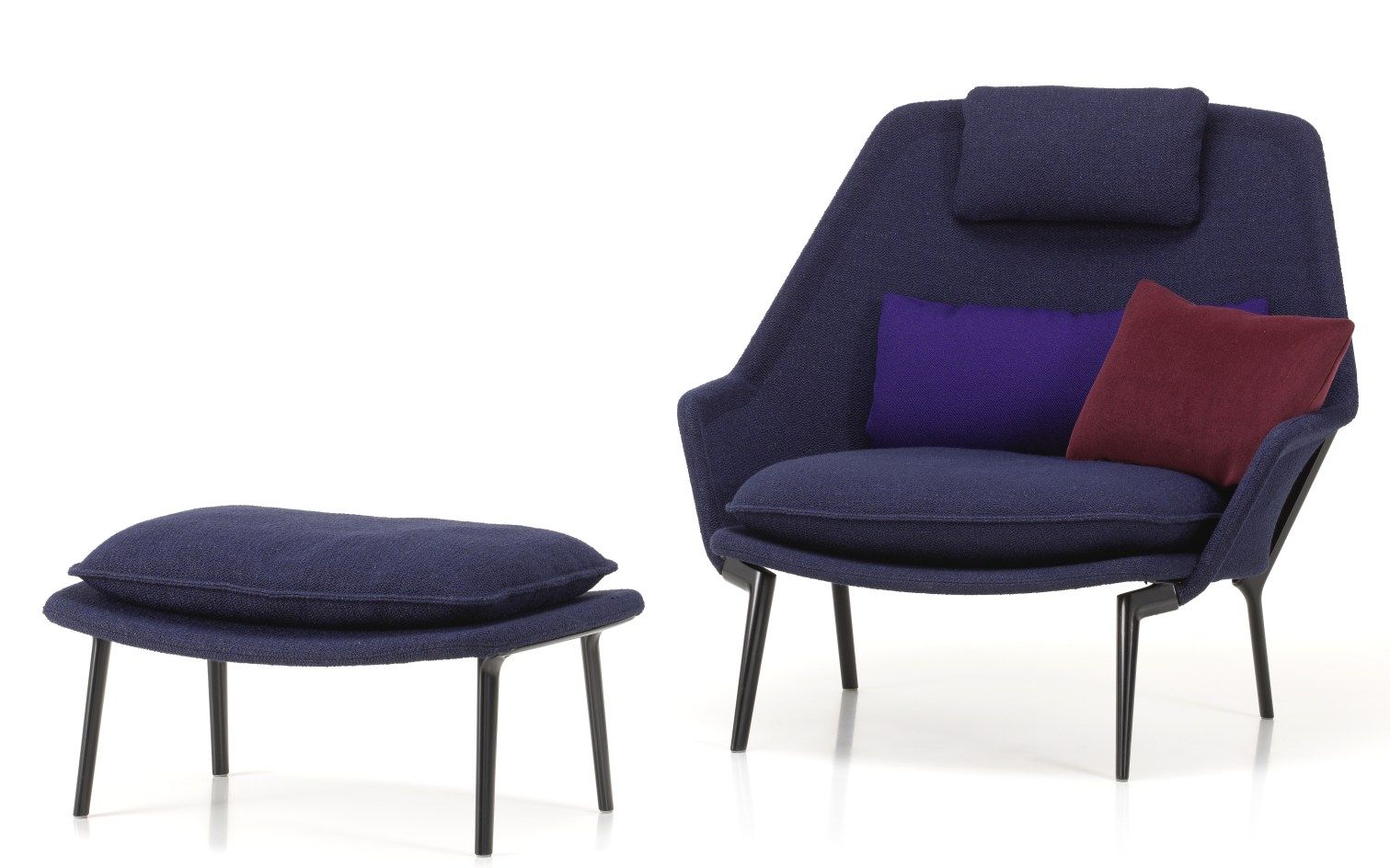 Slow Chair & Ottoman Sessel Stoff Vitra 