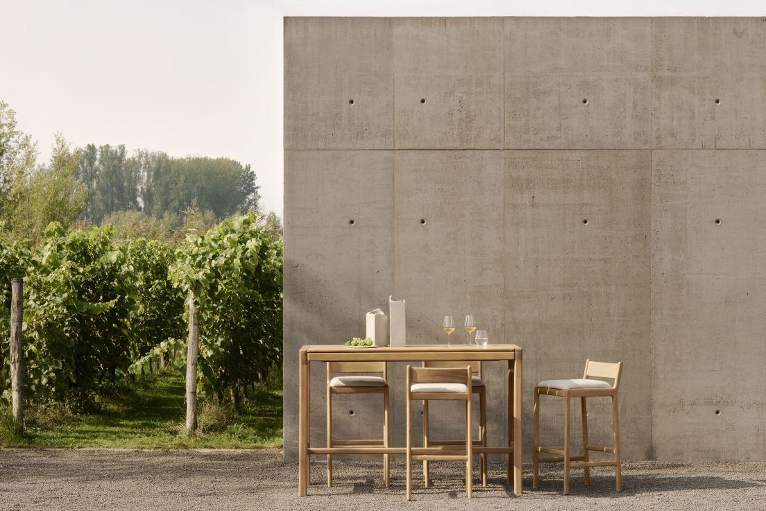 Jack Outdoor Barhocker Teakholz Ethnicraft