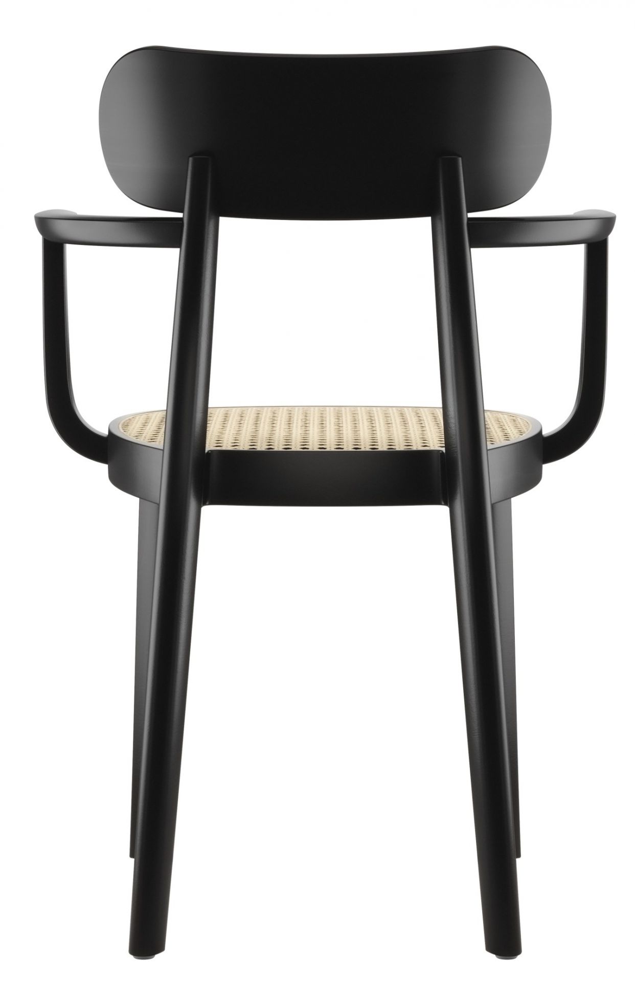 Holzstuhl mit Armlehnen 118F / 118 F Thonet