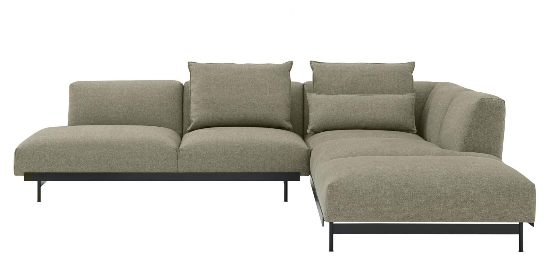 In Situ Modular Sofa 3-Sitzer Chaise Longue Muuto