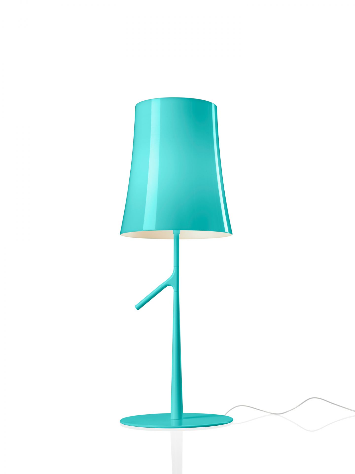 Birdie Piccola LED Tischleuchte Foscarini Aqua grün