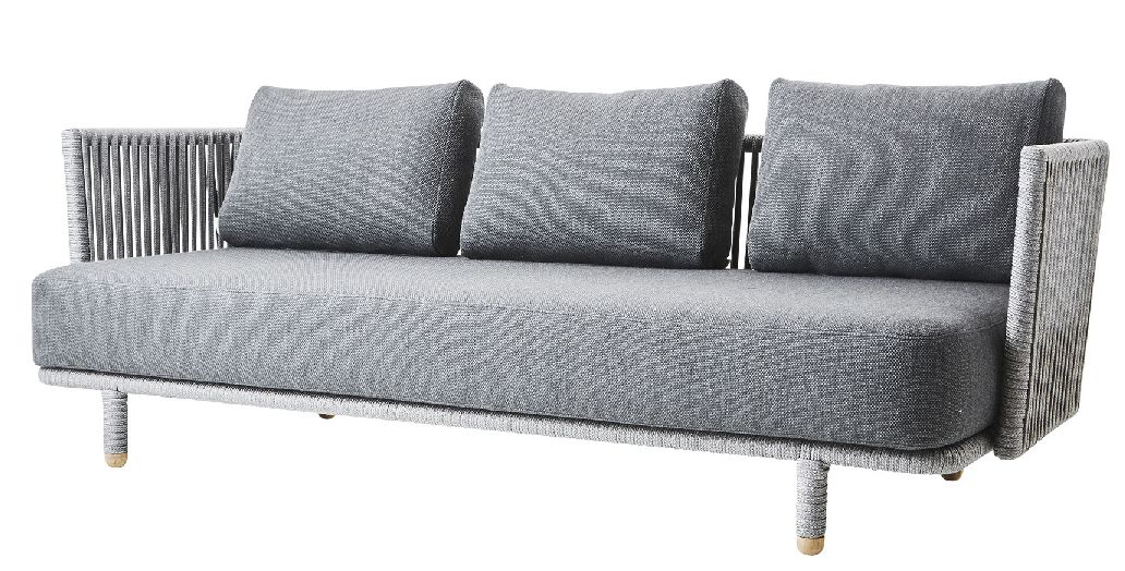 Moments Outdoor 3-Sitzer Sofa Cane-Line